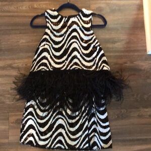 Hutch Zebra Sequins Disco Set